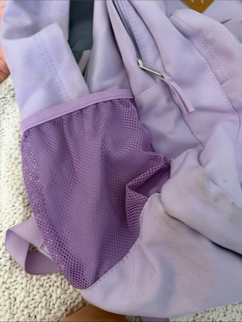 Light purple backpack